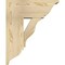 Ekena Millwork Funston Traditional Rough Sawn Bracket w/ Offset Brace, Douglas Fir, 8"W x 18"D x 22"H BKT0806X18X22FST01RDF - alternate 3